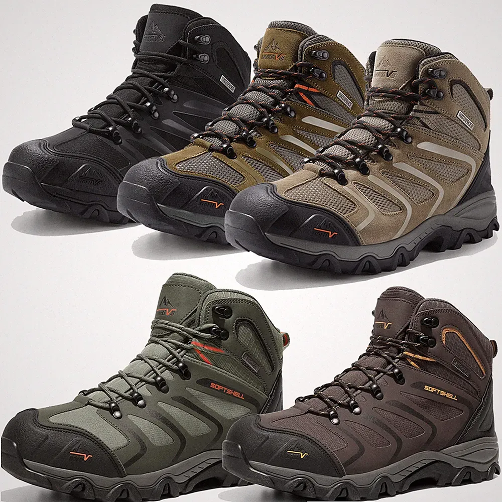 Men's Hiking Boots Outdoor Trails Shoes Waterproof Climbing Boots US Brand New