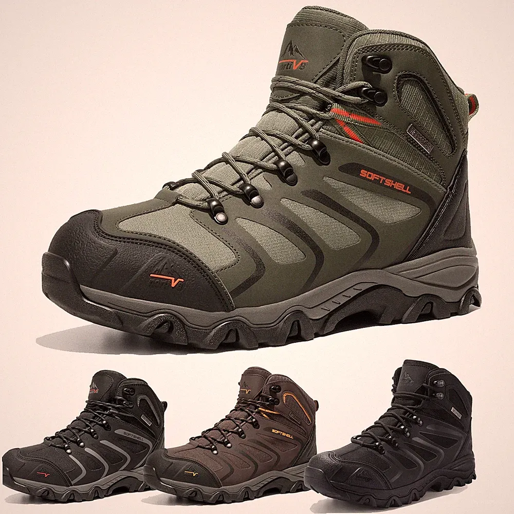 Men's Hiking Boots Outdoor Trails Shoes Waterproof Work Boots