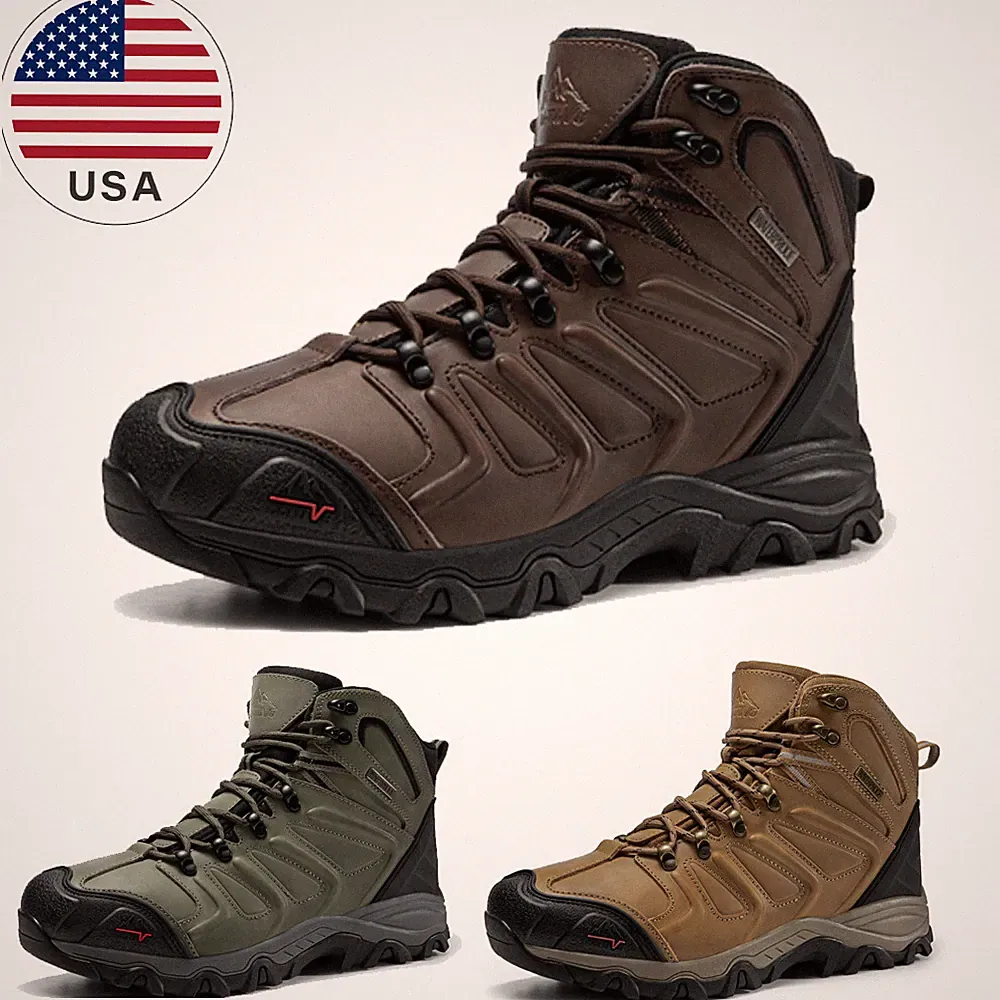Men's Hiking Boots Waterproof Outdoor Lightweight Trekking Shoes