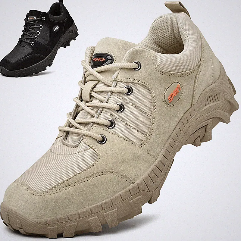 Men's Hiking Shoes Comfortable Work Shoes Lightweight Outdoor Walking Shoes
