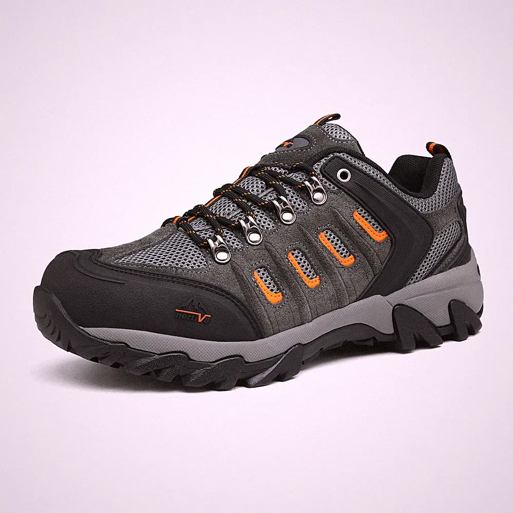 Men's Hiking Shoes Leather Lightweight Outdoor Waterproof Work Boots Size 6.5-15