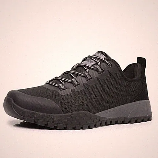 Men's Hiking Shoes Walking Sneakers Outdoor Workout Footwear Non 10 Black-8346