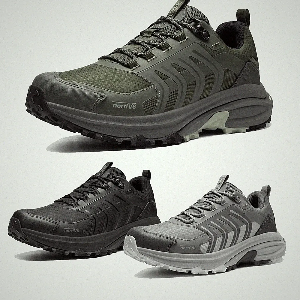 Men's Hiking Shoes Waterproof Lightweight Trekking Camping Sneakers