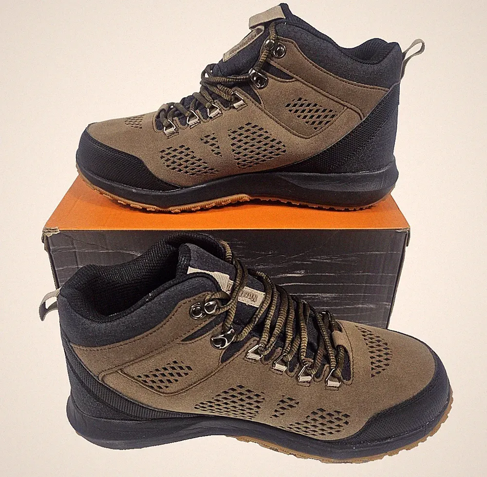 Men's Hiking Trail Boots Size 10 Northside Waterproof Benton Mid Brown Black
