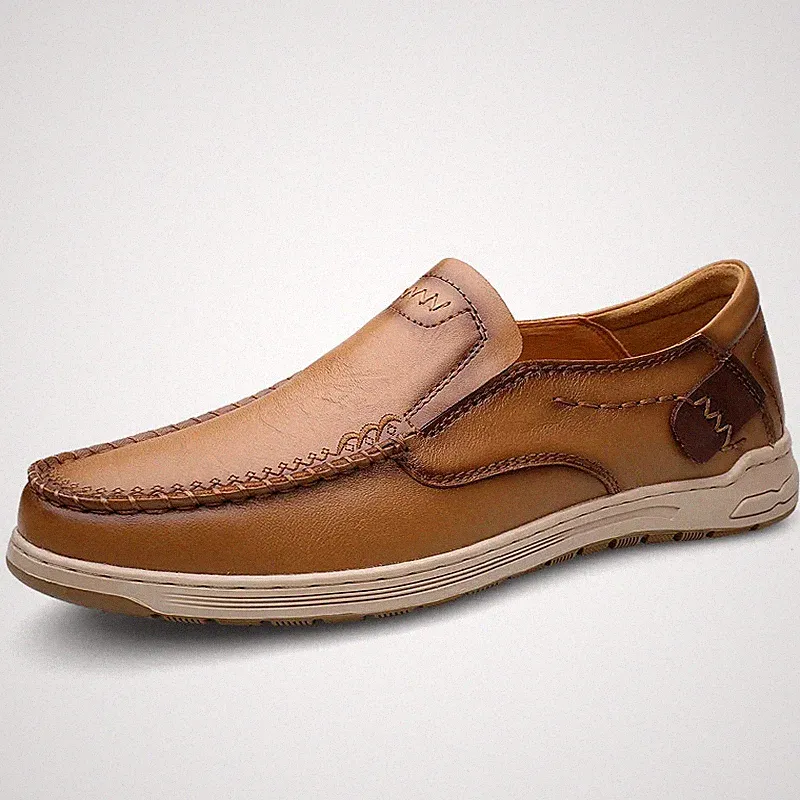 Men's Loafers Work Safety Trekking Backpacking Shoes Slip on Casual Shoes