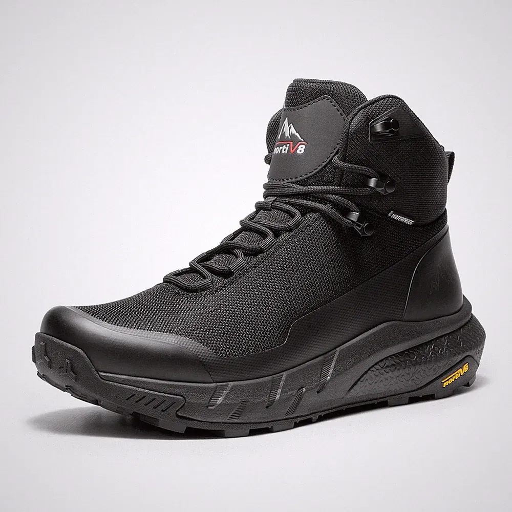 Men's Mid Waterproof Hiking Boots Outdoor Lightweight Breathable Trekking Cam...