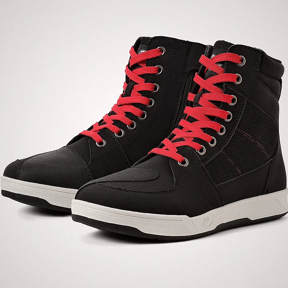 Men's Motorcycle Riding Shoes Breathable Protective Motocross Boots