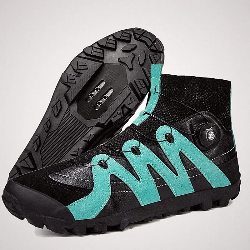 Men's MTB Breathable High-top Cycling Shoes Hiking Boots Road Bicycle Sneakers