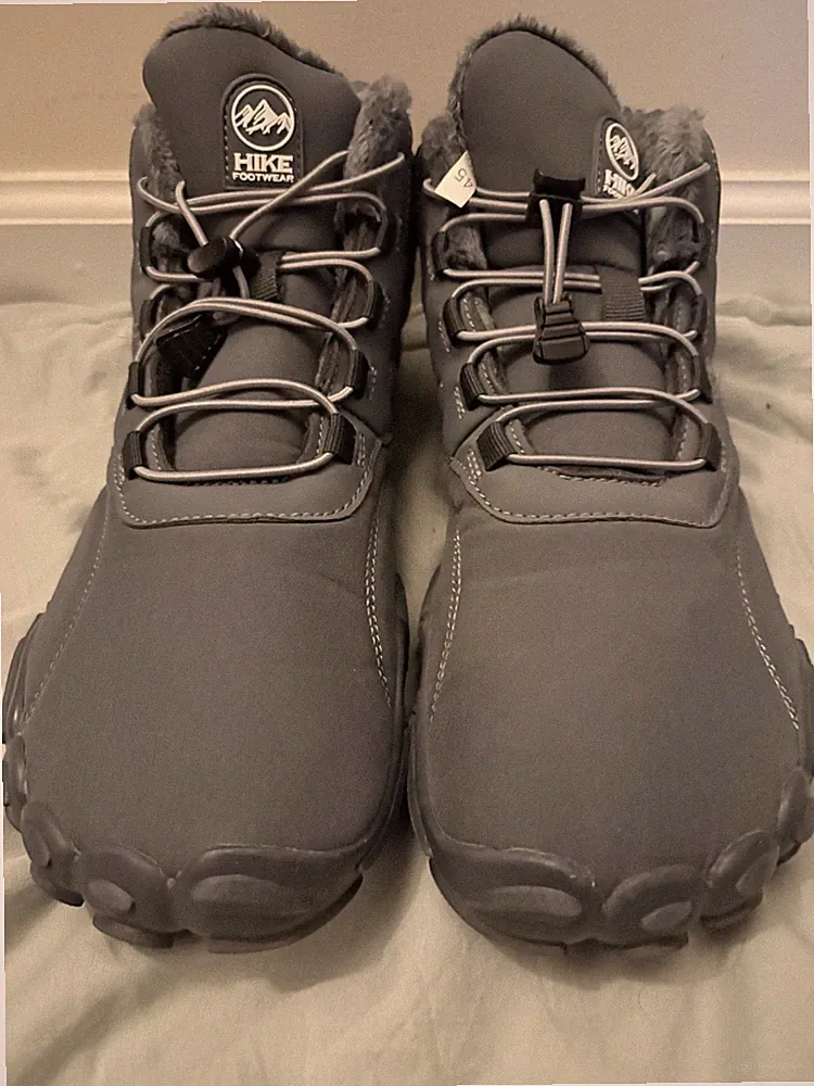Men’s Size 12 Barefoot Hiking Boots Waterproof Wide Toe Trail Shoes NWT