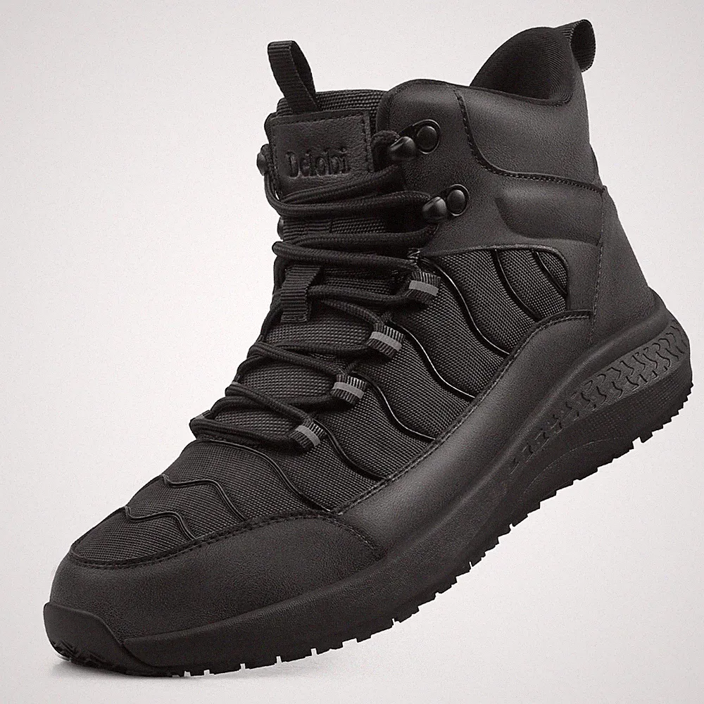 Men's Slip Resistant Waterproof Boots - Comfortable & Ankle Support Work Shoe...