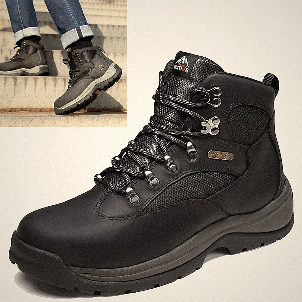 Men's Steel Toe Boots Work Safety Construction Waterproof Boots
