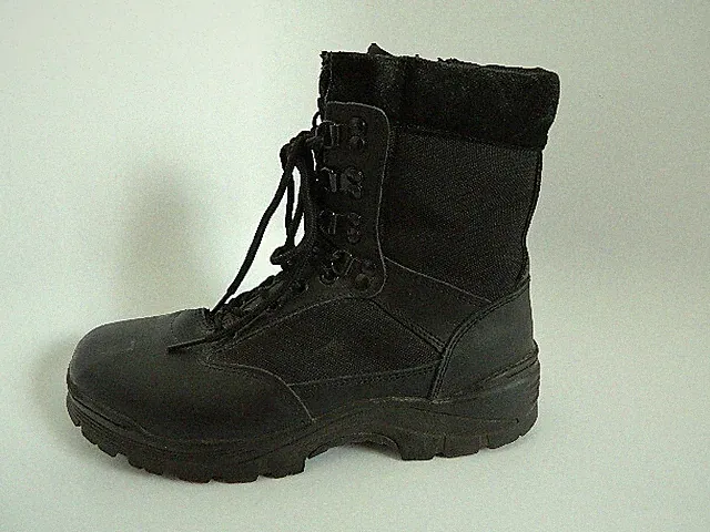 Men's Thinsulate Black Tactical Boots Size 7W