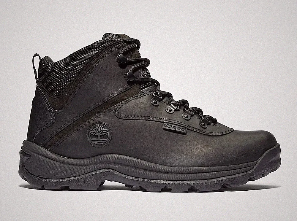 Men's Timberland White Ledge Mid Waterproof Hiking Boot Black 112122 Medium/Wide