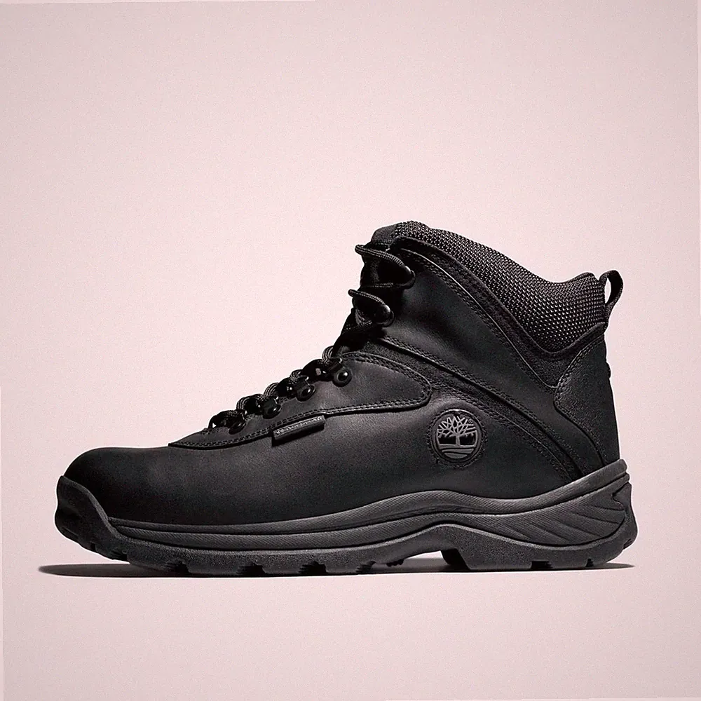 Men's Timberland White Ledge Mid Waterproof Hiking Boots Black B1121220 001