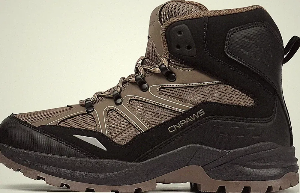 Men's Waterproof Hiking Boots Non-Slip Lightweight Trail Sneakers Outdoor Bre...