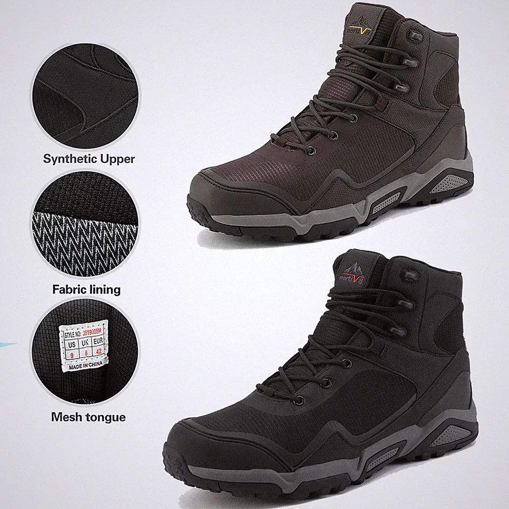 Men's Waterproof Hiking Boots Trekking Backpacking Outdoor Shoes Boots