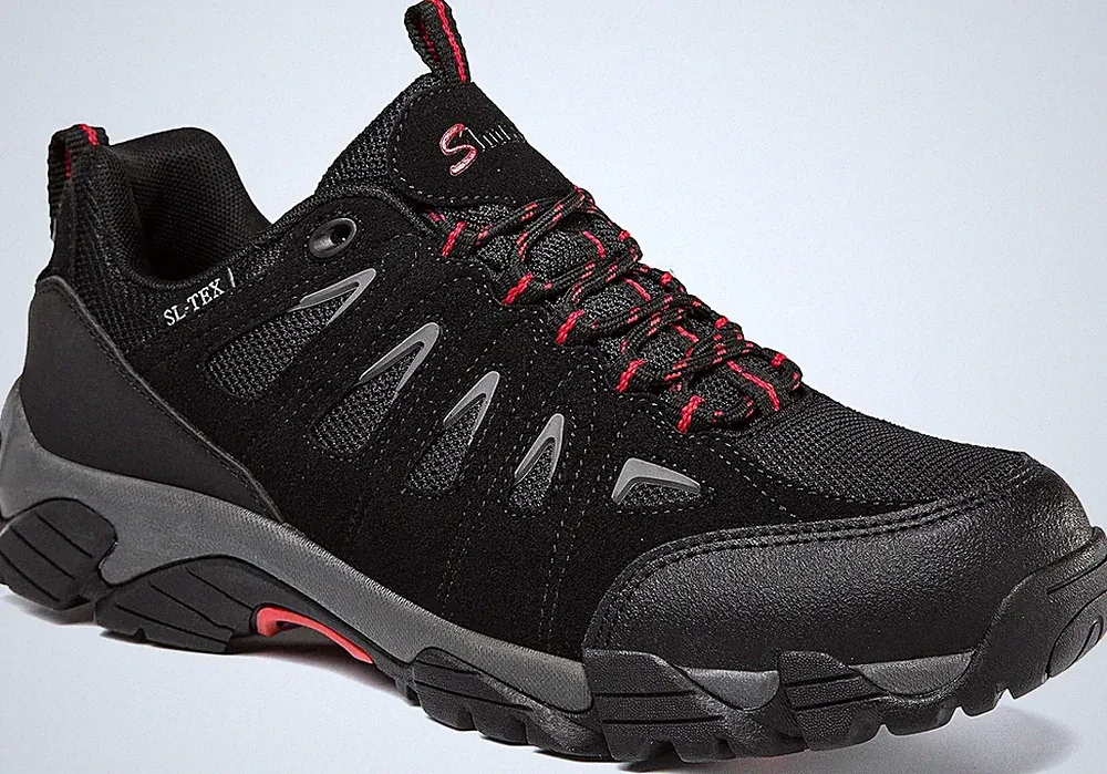 Men'S Waterproof Hiking Shoes Lightweight anti Slip Outdoor Ankle Boots Breathab