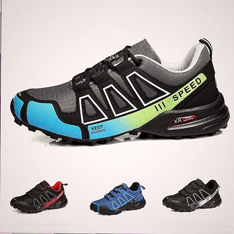 Men‘s Waterproof Hiking Shoes Outdoor Trainers Lace-up Climbing Shoes Women