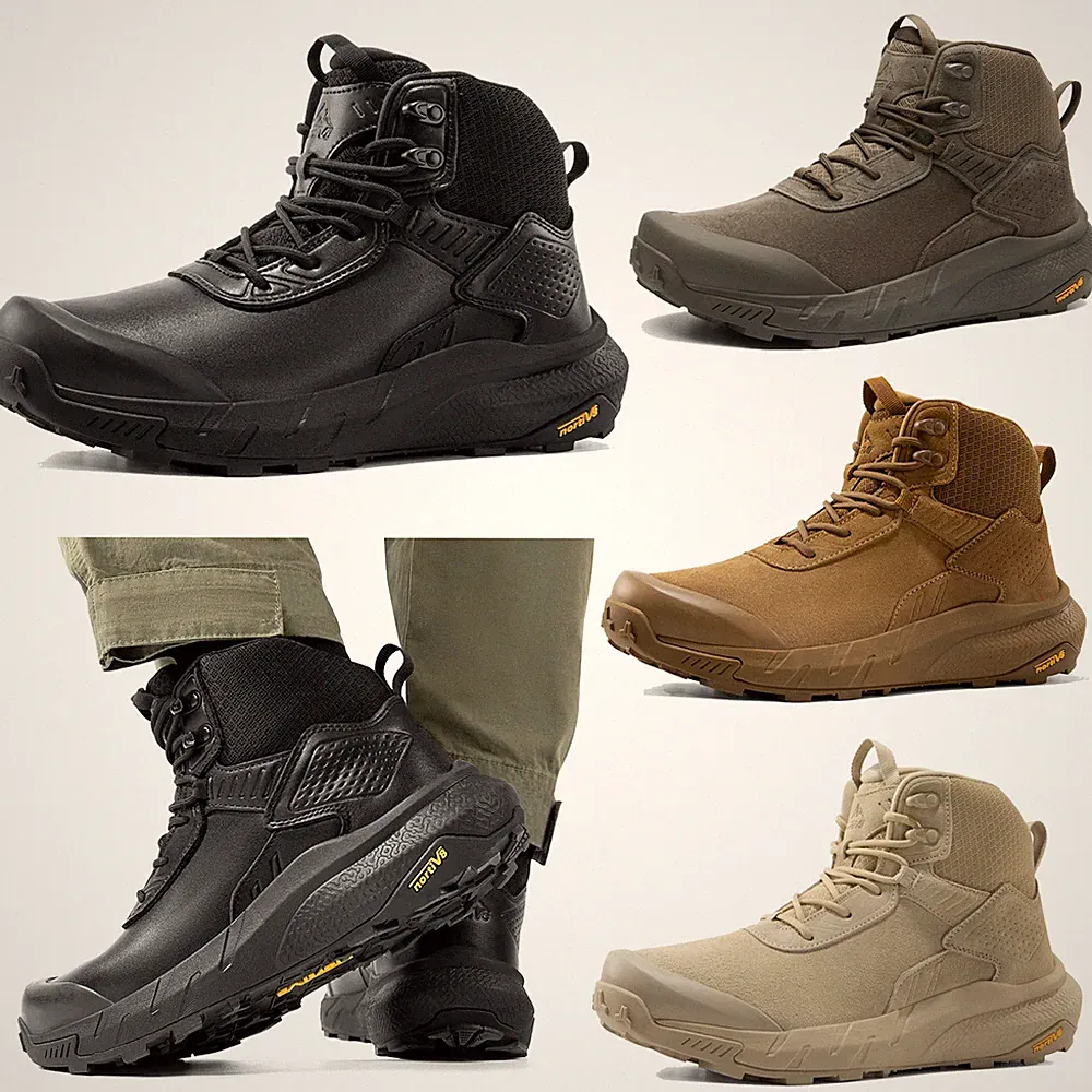Men's Waterproof Military Tactical Work Boots Arch Support Combat Non-Slip Boots