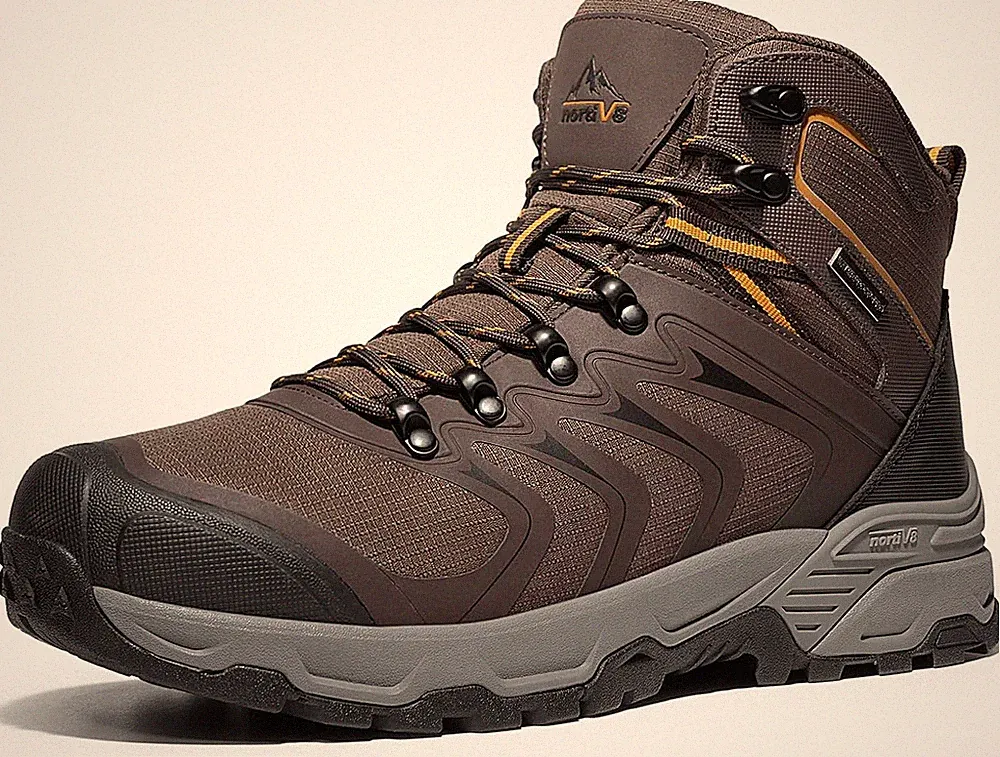 Men'S Waterproof PRO Hiking Boots Outdoor Lightweight Non-Slip Arch Support Trek