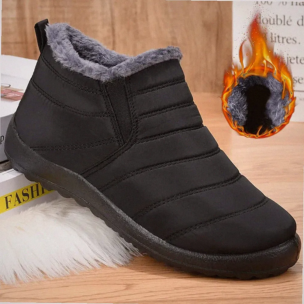 Men's Winter Boots Hiking Ankle Boots Waterproof Shoes for Outdoor Activities