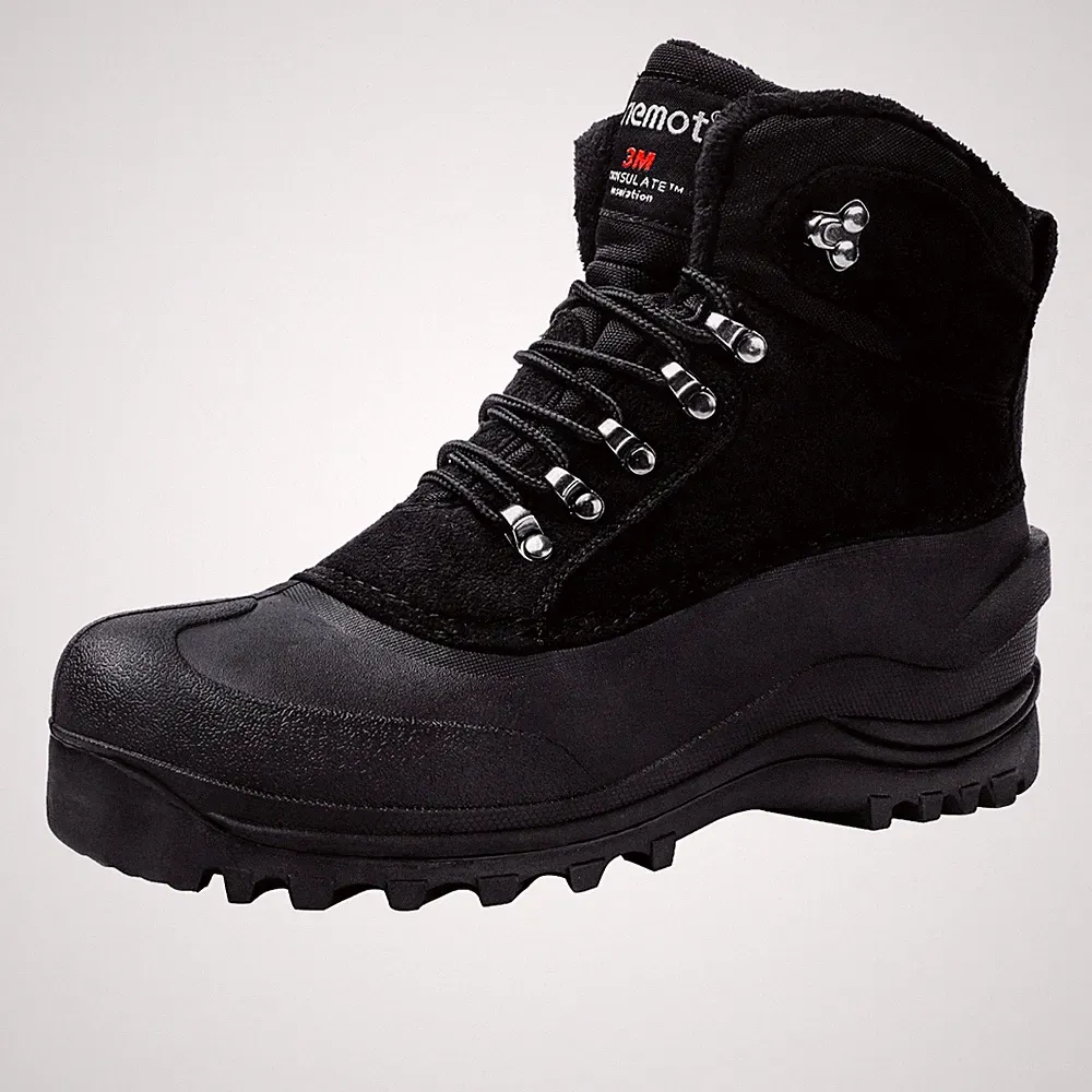 Men's Winter Boots Waterproof Insulated Snow Shoes for Outdoor Hiking Skiing