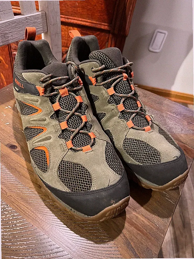 Men's Yokota 2 Waterproof Hiking Trail Shoes 15M/15D olive green