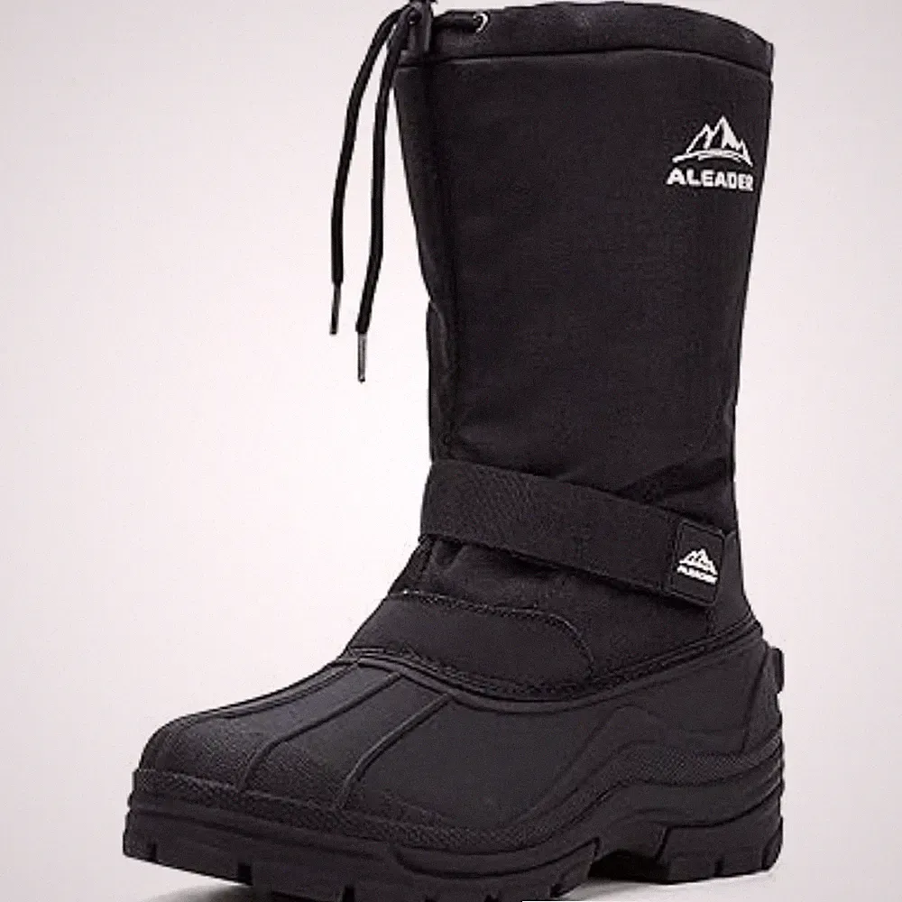 Men Snow Boots - Winter Snow Boots Men Waterproof, Size 13, 3M Thinsulate Insula
