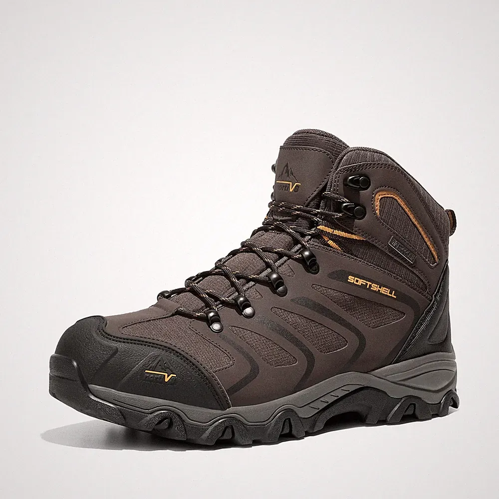 Men Waterproof Hiking Trekking Boots Lightweight Traveling Shoes