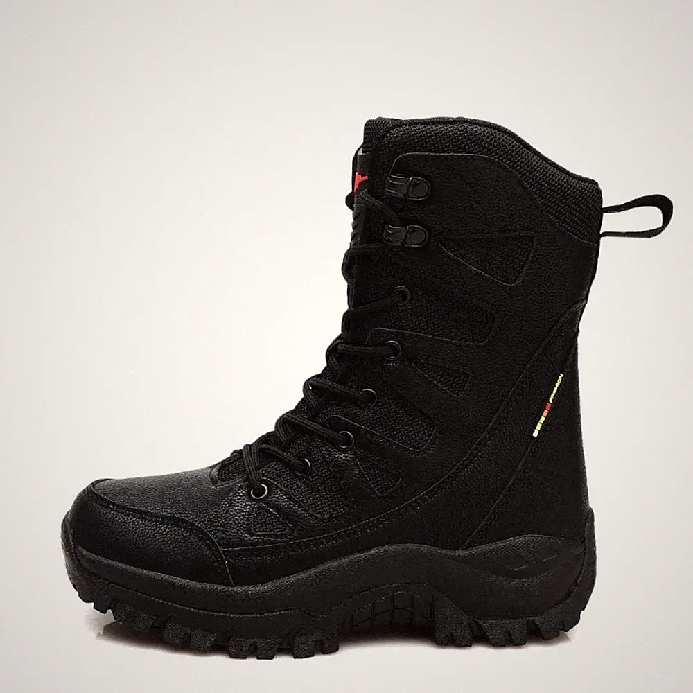 Men Waterproof Hunting Hiking Shoes Lace Up Women Motorcycle Climbing Ankle Boot