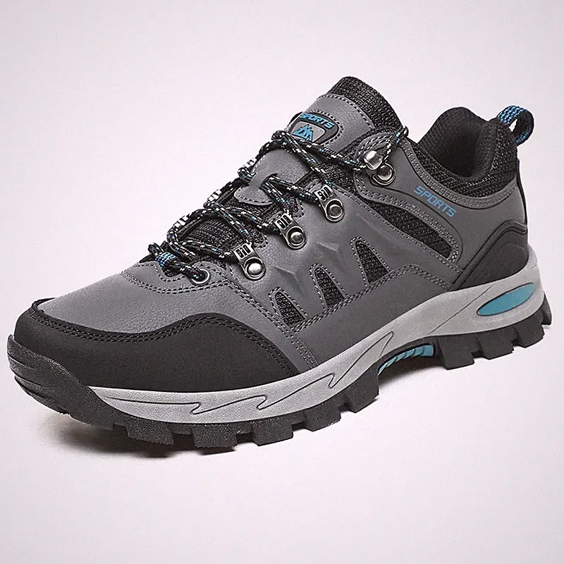 Men Women Comfortable Hiking Shoes Wear-resistant Outdoor Low Top Trekking Shoes