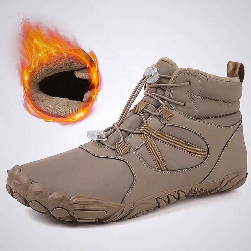 Men Women Waterproof Winter Boots Snow Outdoor Shoes Work for Trekking Climbing