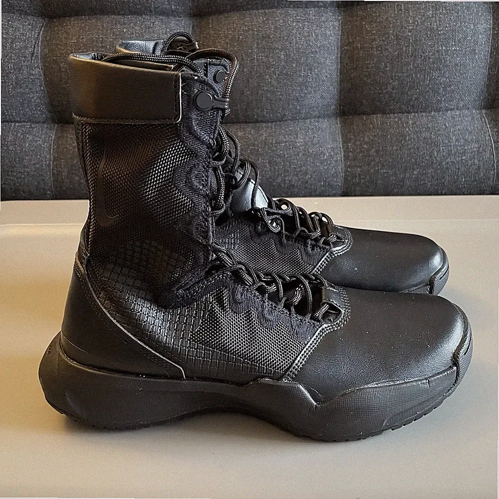 Mens 6.5 / Women’s 8 - Nike SFB B1 Tactical Military Hiking Boots Triple Black