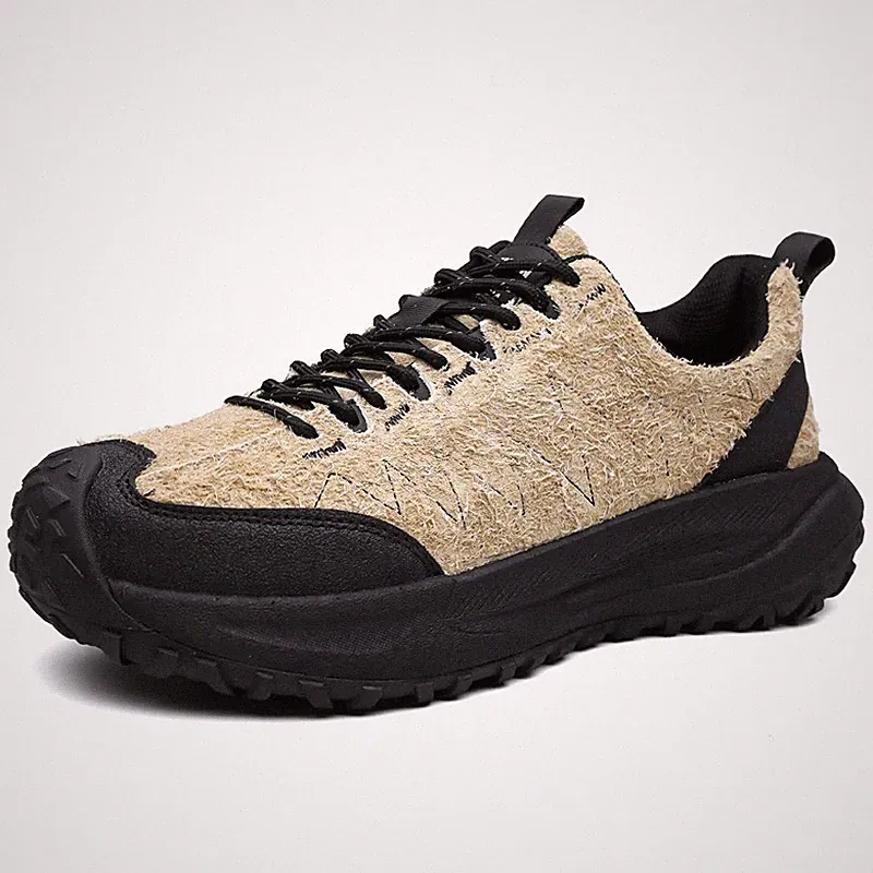 Mens Leisure Hiking Shoes Mechanical Design Wear Resistant Non-slip Casual boots