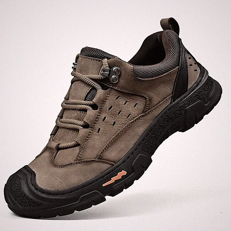 Mens Outdoor Hiking Boots Comfortable Waterproof Mountain Hiking Boot Shoes