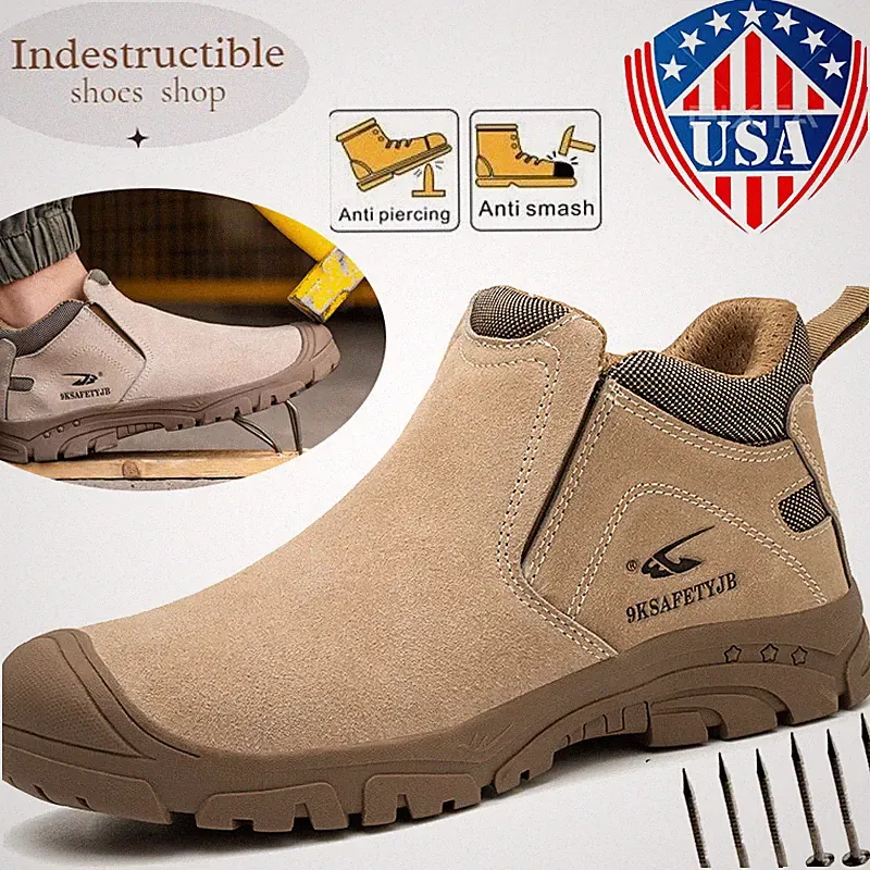 Mens Safety Shoes Composite Toe Waterproof Work Boots Insulation Shoes Hiking US