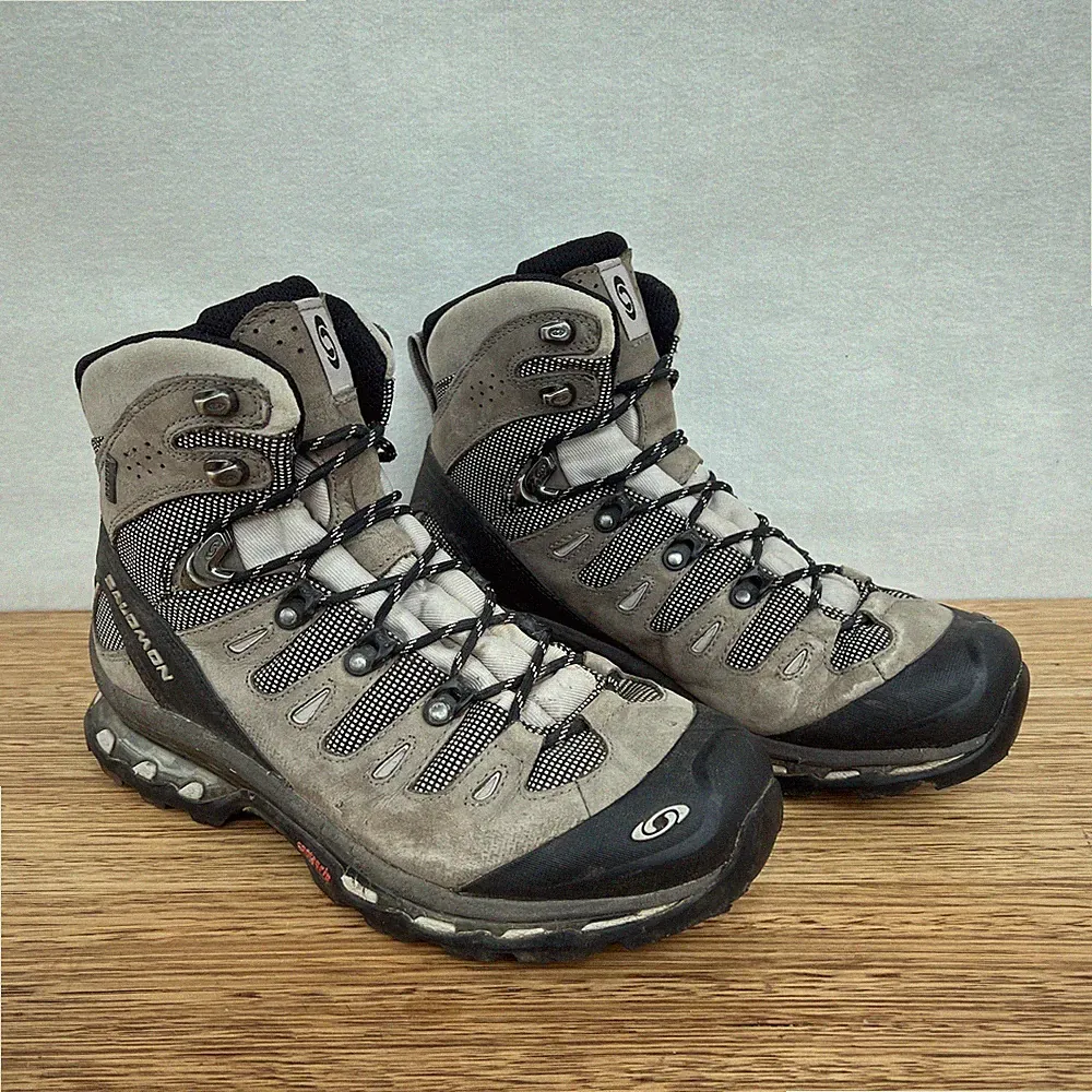 🔹☘️ Mens Salomon Quest 4D Gore-Tex Leather Hiking Boots Ankle Shoes Size 7.5