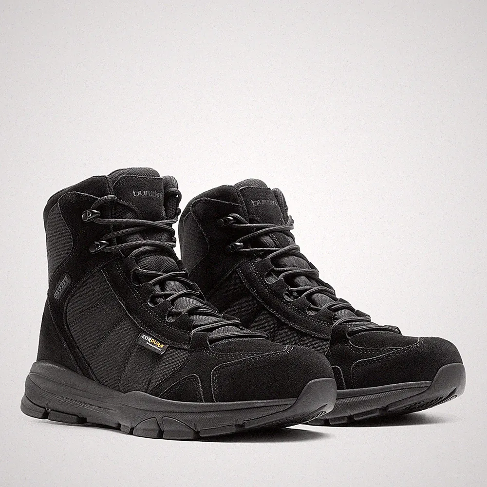 Mens Tactical Hiking Boots Lightweight Military Combat Boots Work Shoes Black