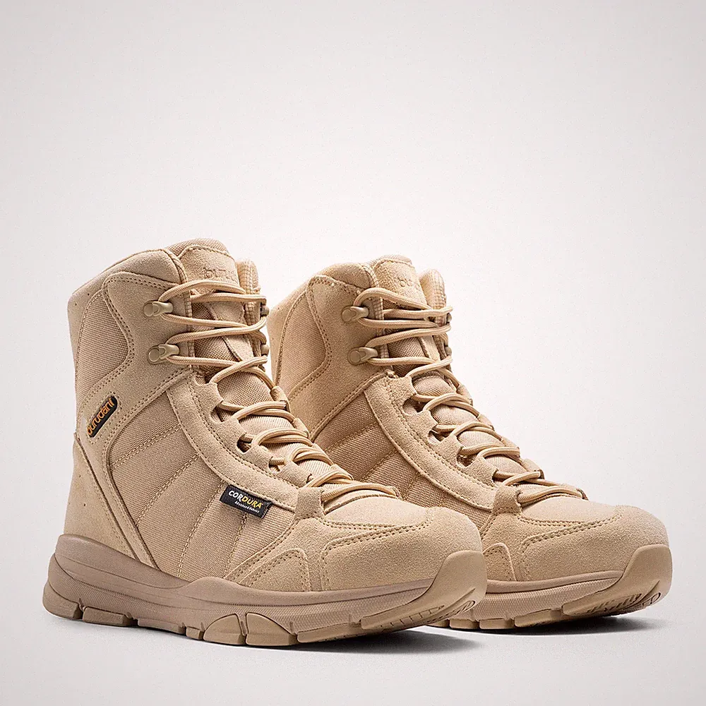 Mens Tactical Hiking Boots Lightweight Military Combat Boots Work Shoes Sand