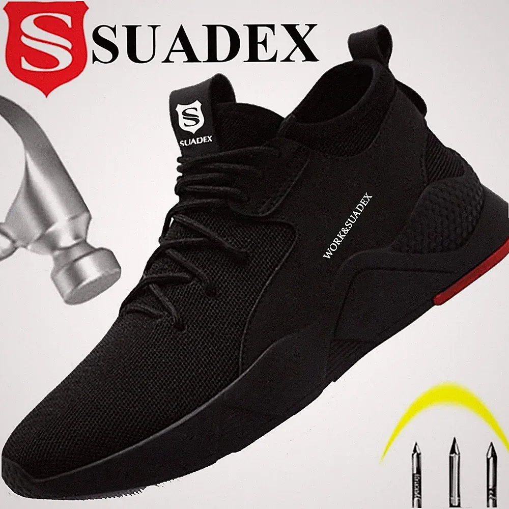 Mens Women Work Safety Shoes Cap Boots Indestructible Sneakers Outdoor