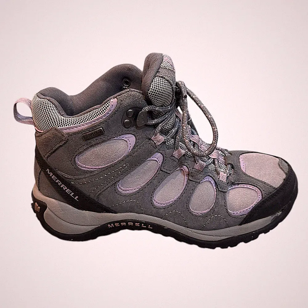 Merrell Castle Rock Hyacinth Waterproof Women's Hiking Boots Sz 7.5