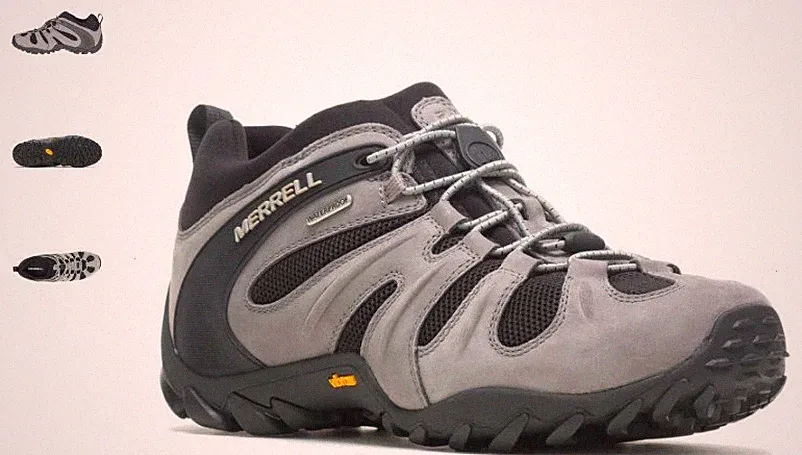 Merrell Chameleon 8 Stretch Charcoal Hiking Boot Shoe Men's US sizes 7-15/NEW!!!
