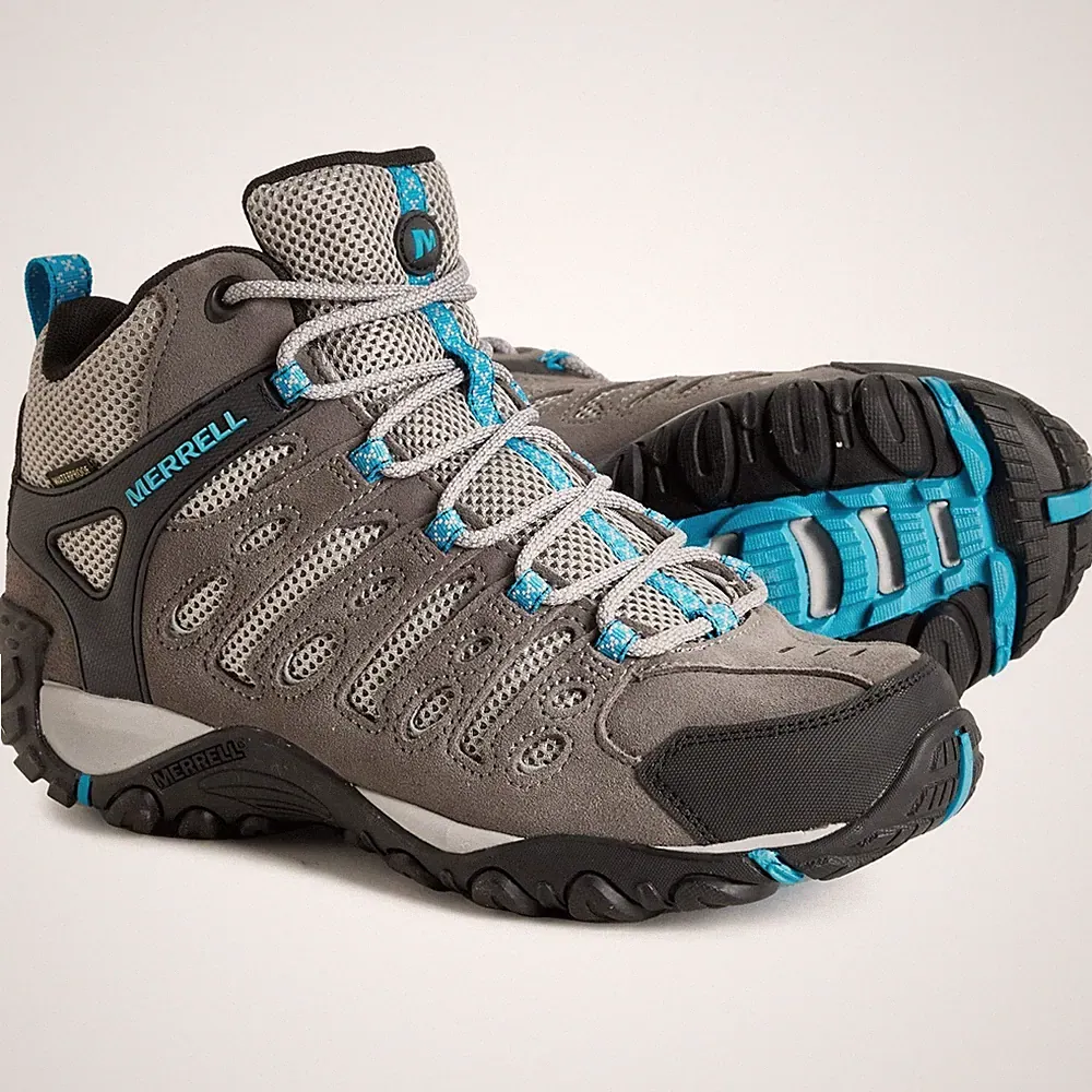 Merrell Crosslander 2 Mid Waterproof Hiking Boots, Women (Size 7) New w/Box