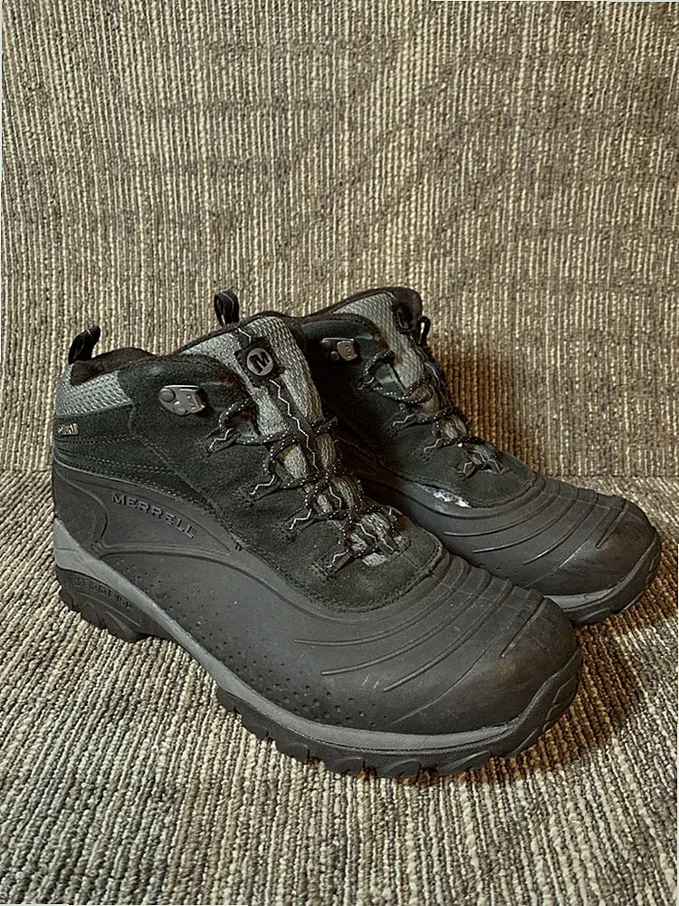 MERRELL ISOTHERM Boots Mens Size 12 200g Insulated Waterproof Boots Hiking Trail