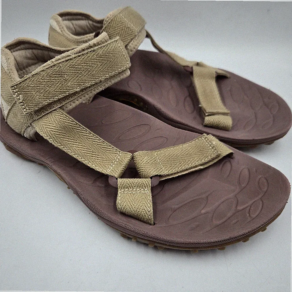 Merrell Kahuna Web Earth Day Sandals J002442 Womens Sz 6 Brown Vibram Hiking