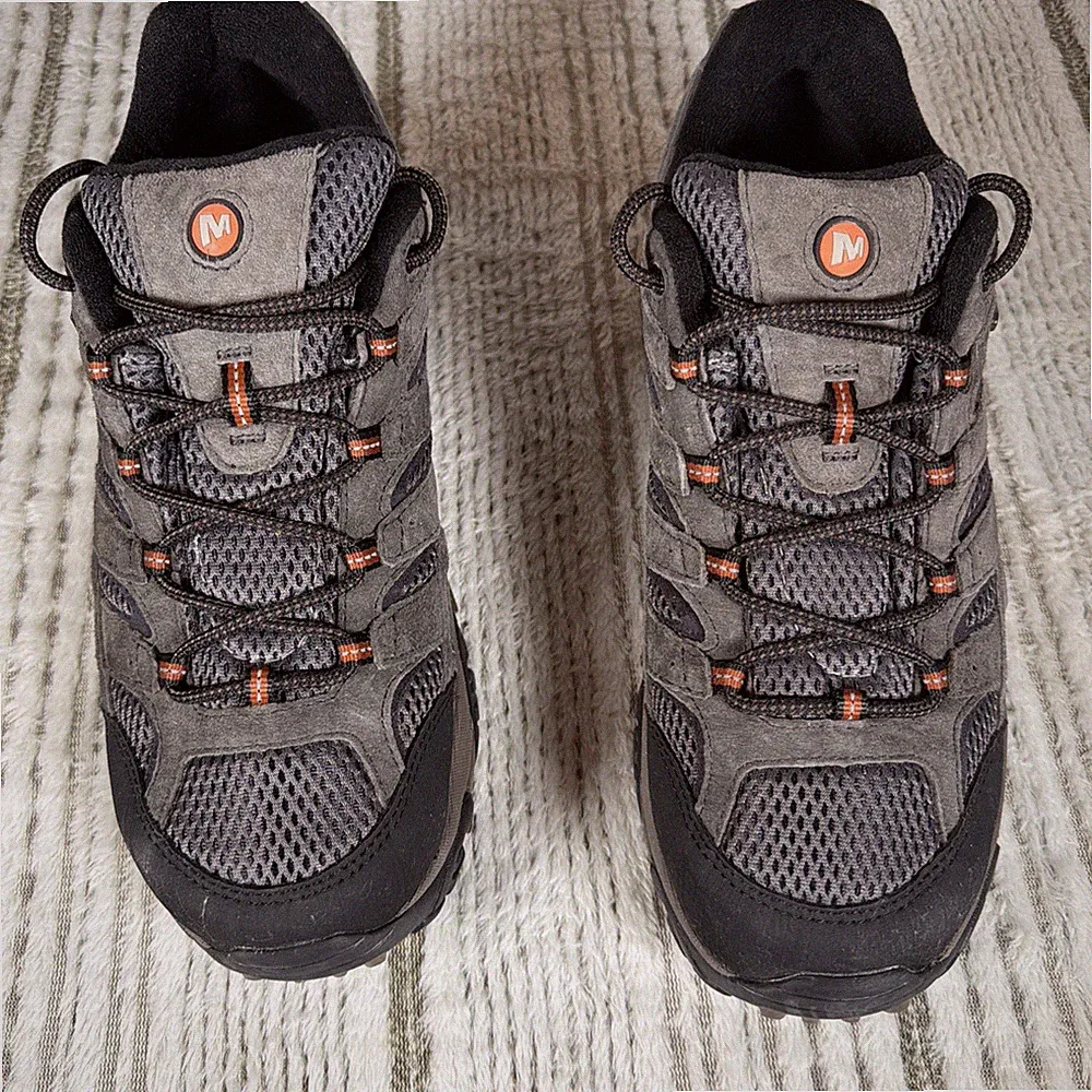 Merrell Men's Excellent++ Used Low-Cut Moab 2 Trail Hiking Shoes Beluga Size 10W
