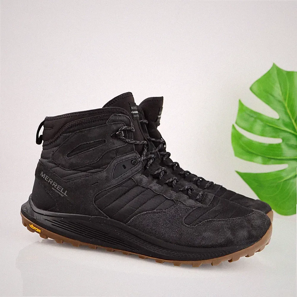 Merrell Mens Nova 3 Thermo Boots Size 15 Black Waterproof Vibram Hiking Snow Mid