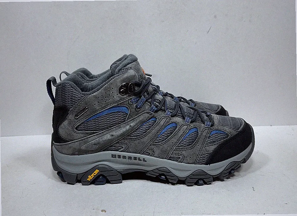 Merrell Moab 3 Mid Granite Blue Waterproof Hiking Boots J036267 Men's Size 8.5