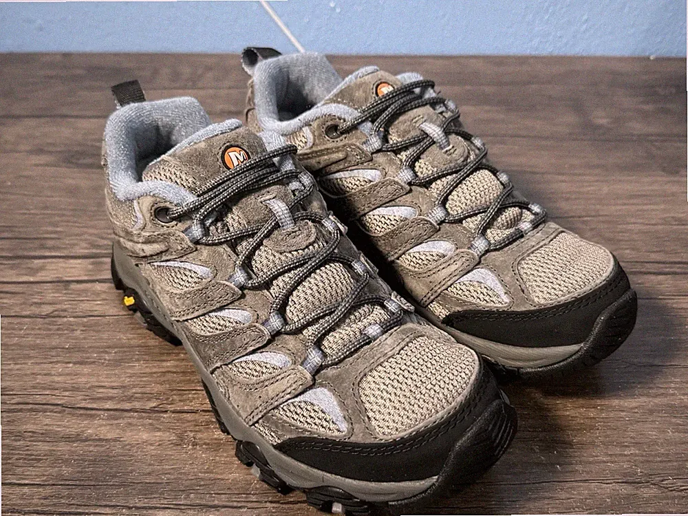 Merrell Moab 3 Women’s Size 8 Hiking Shoes Granite Gray Blue Vibram J500652 NEW