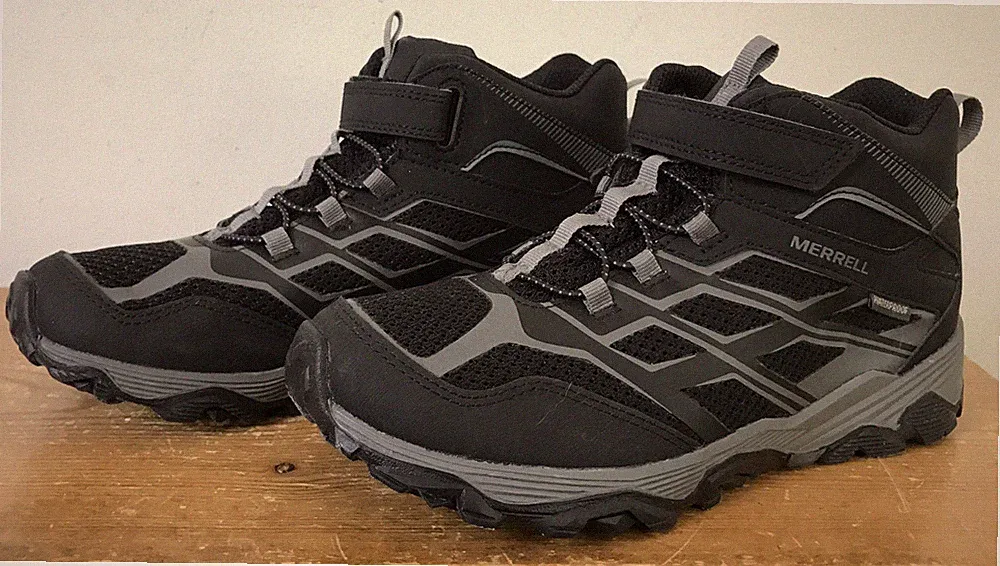 Merrell Moab Waterproof Vegan FST Mid Hiking Boots Athletic Sneakers Shoes 5.5M